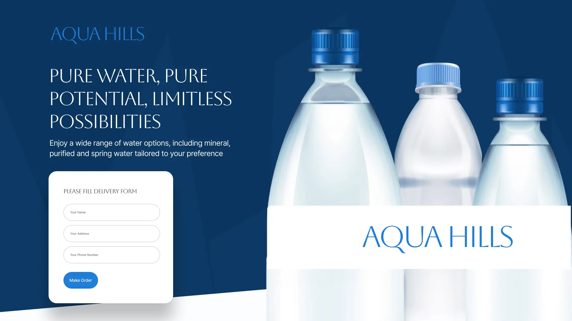 Aquahills Table water