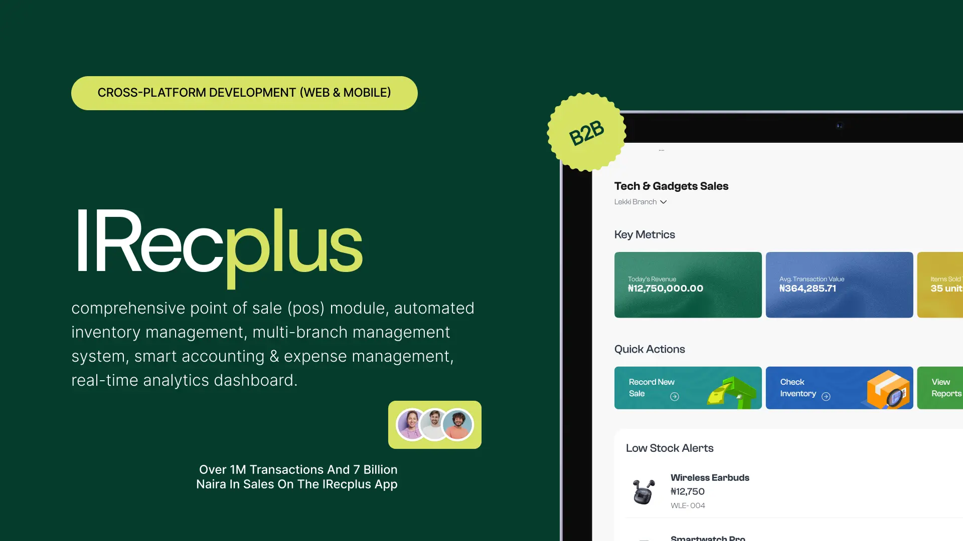 iRecplus - Data management system